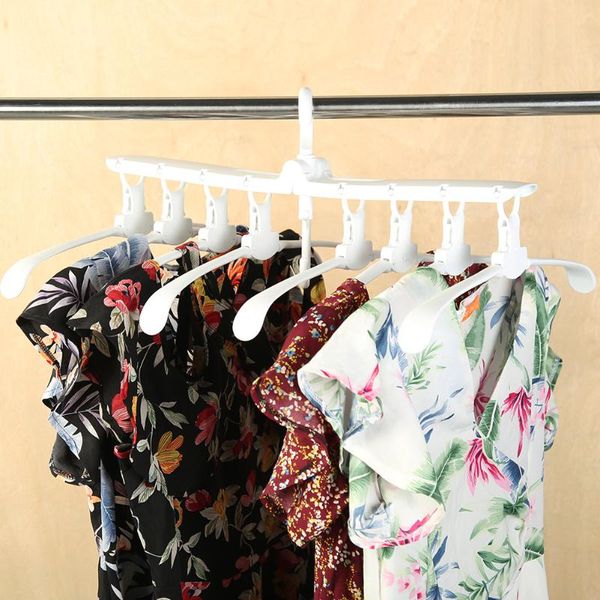 hangers & racks magic clothes hanger rotary multiport support circle home storage coat rack
